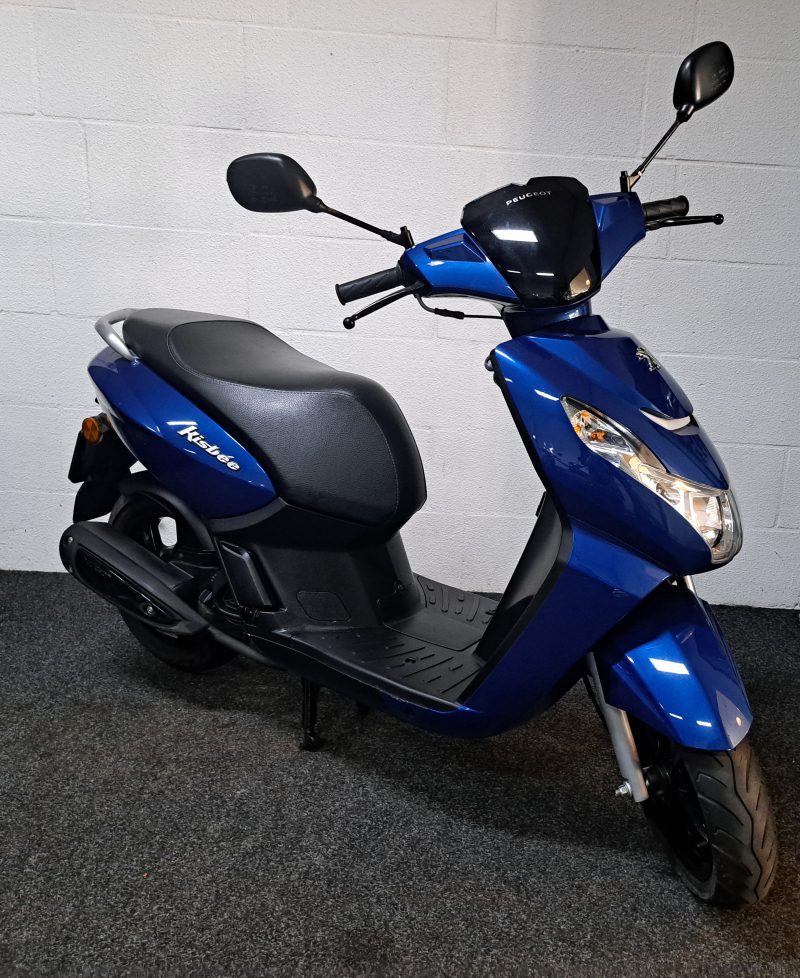 Blauwe Peugeot Kisbee bromscooter - Afbeelding 6