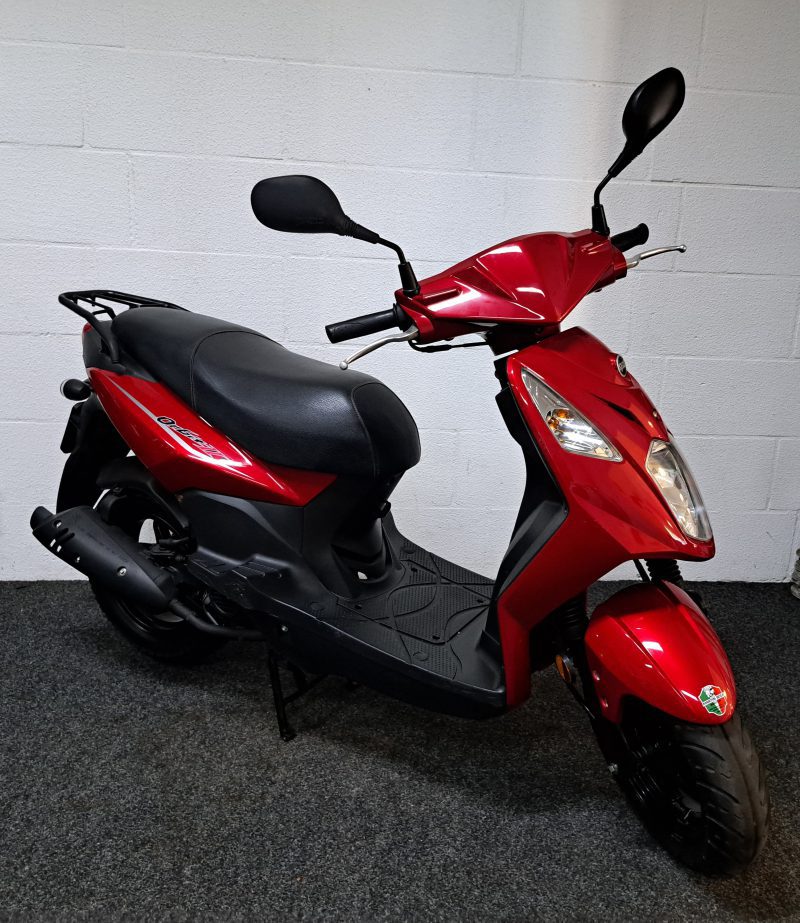 Rode Sym Orbit II bromscooter - Afbeelding 8