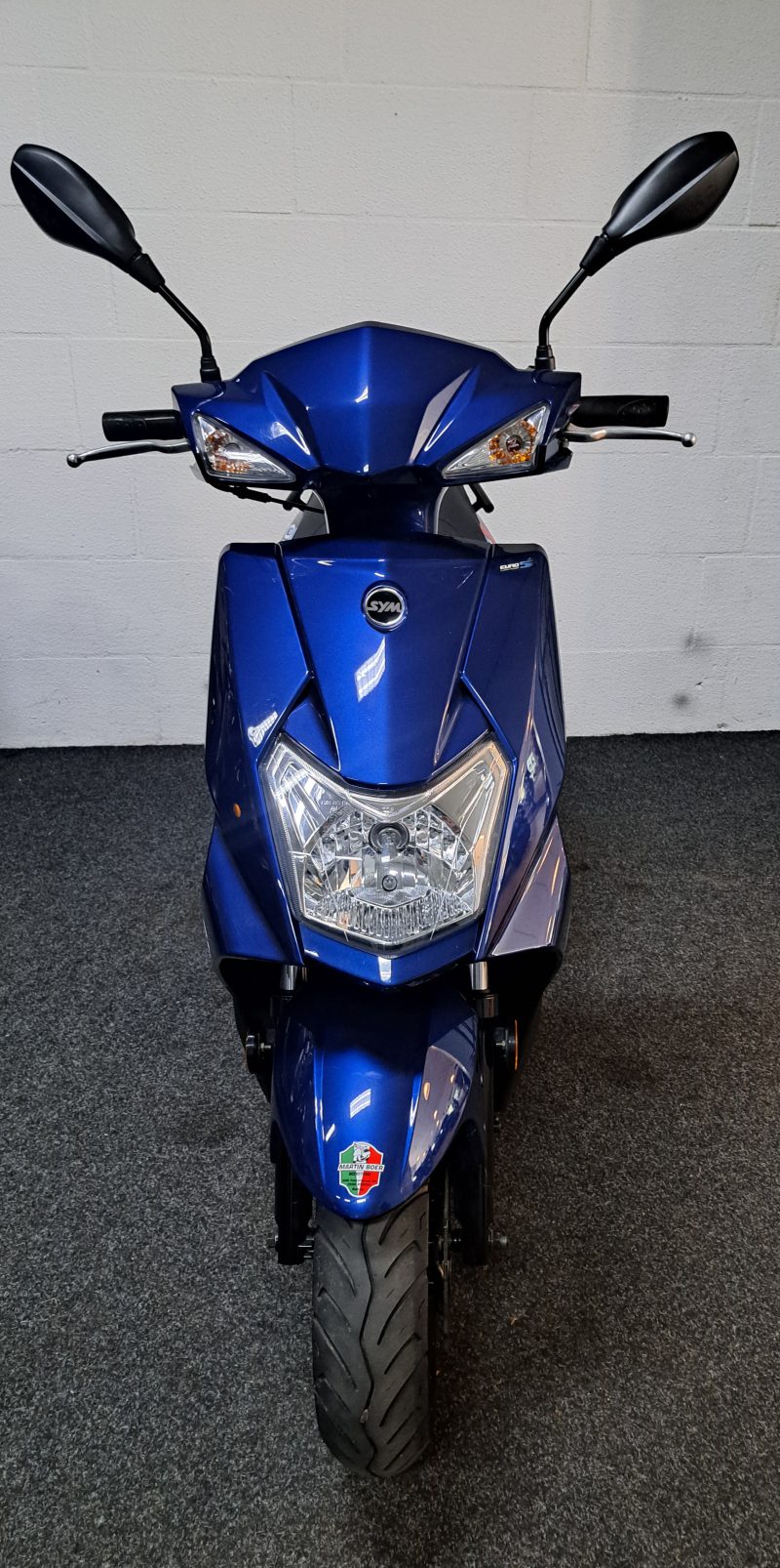 Blauwe Sym Orbit III bromscooter - Afbeelding 2