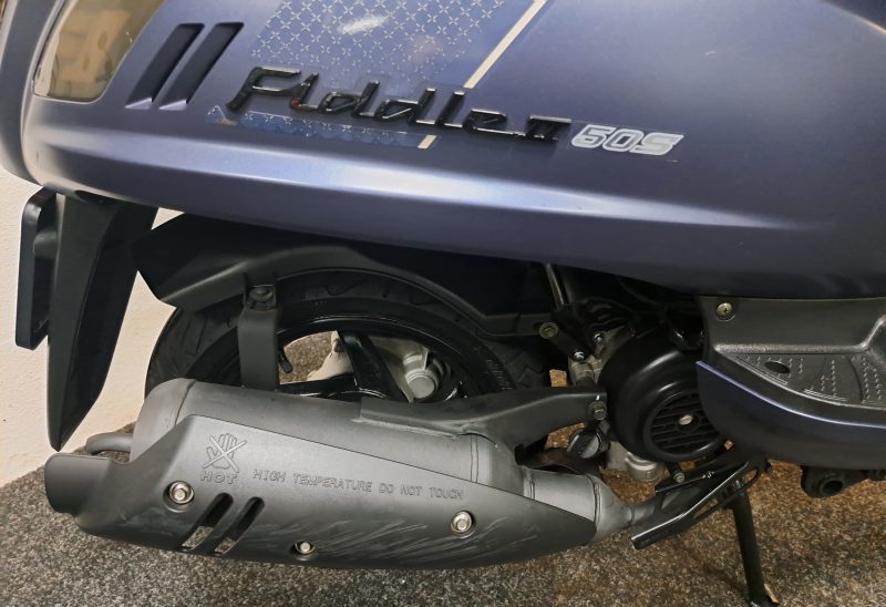 Sym Fiddle II bromscooter in de kleur Submarine Blue - Afbeelding 9