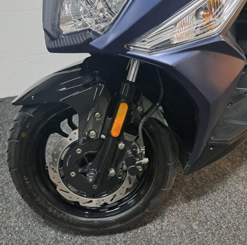 Sym Jet 14 bromscooter in de kleur Submarine Blue - Afbeelding 2