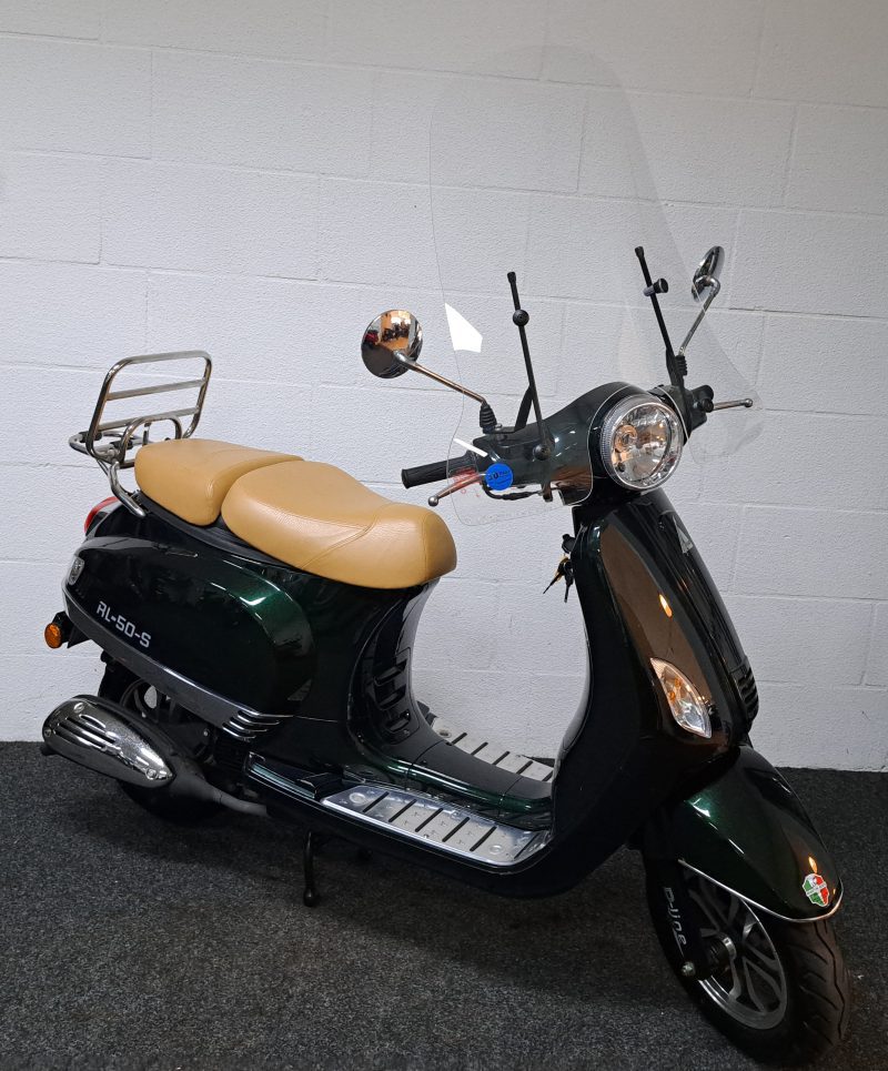 Groene Turbho RL-50 S bromscooter - Afbeelding 4