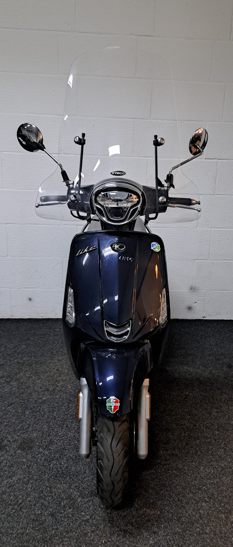 Blauwe Kymco Like bromscooter - Afbeelding 4