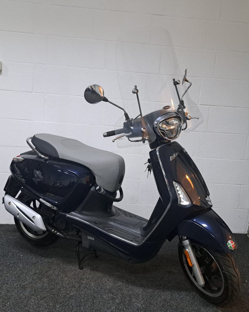 Blauwe Kymco Like bromscooter - Afbeelding 7