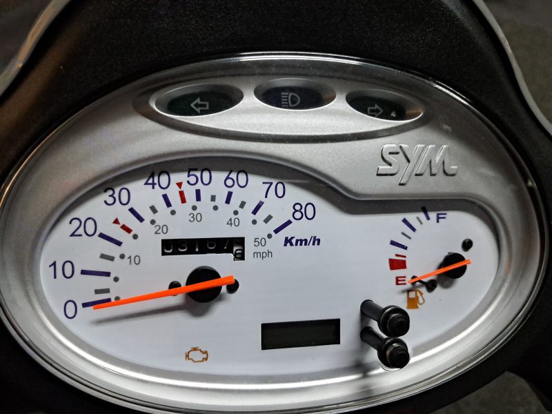 Sym Fiddle II bromscooter, Nardo Grey - Afbeelding 5
