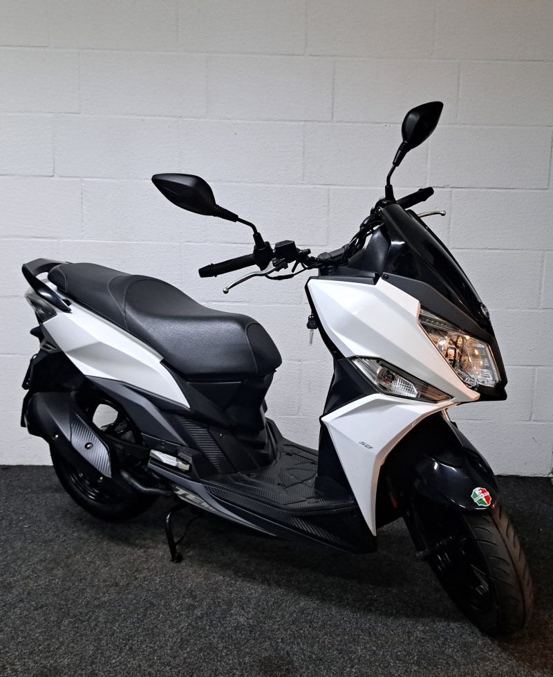 Sym Jet 14 witte bromscooter - Afbeelding 7