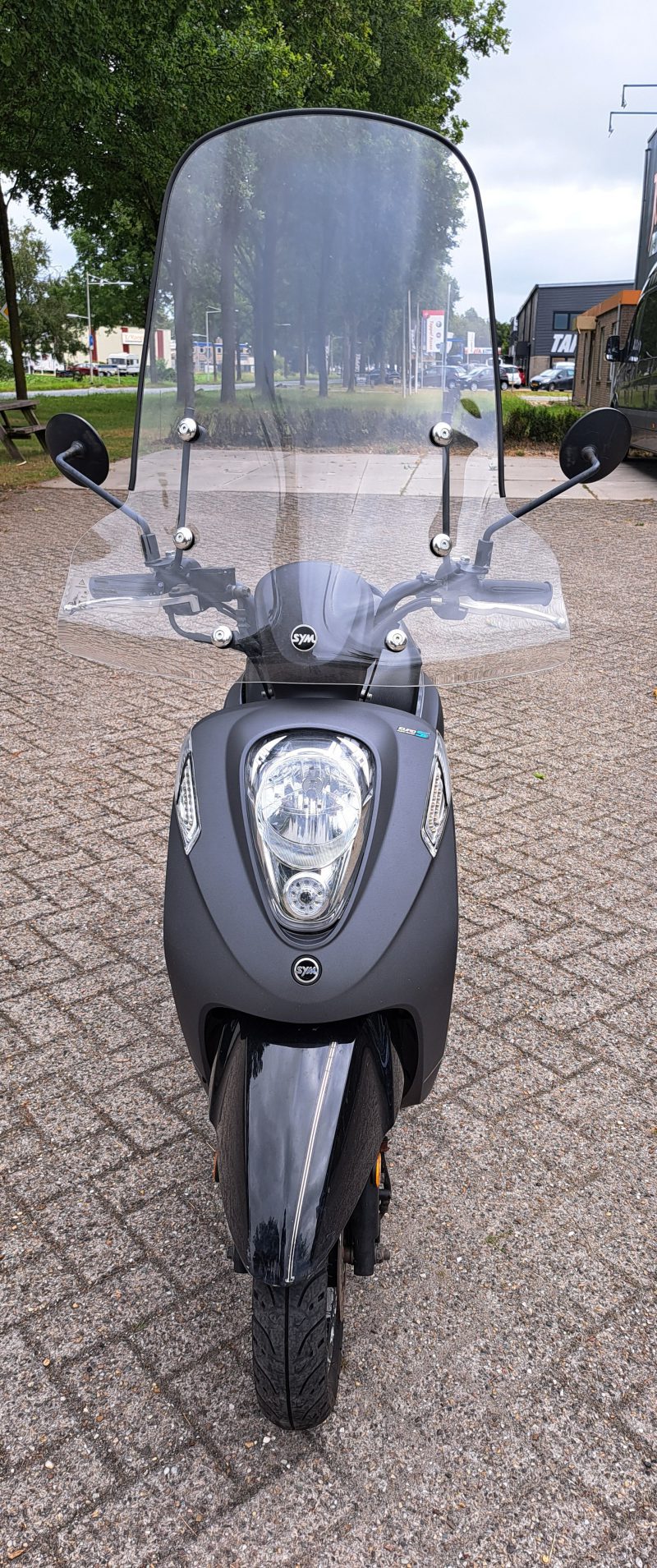 Sym Mio mat antaciet kleurige snorscooter - Afbeelding 4
