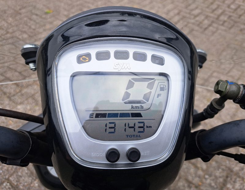 Sym Mio mat antaciet kleurige snorscooter - Afbeelding 7
