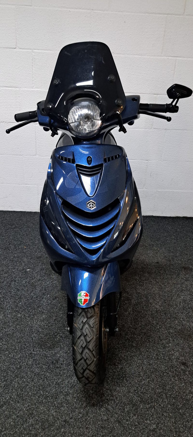Blauwe Piaggio Zip bromscooter - Afbeelding 5