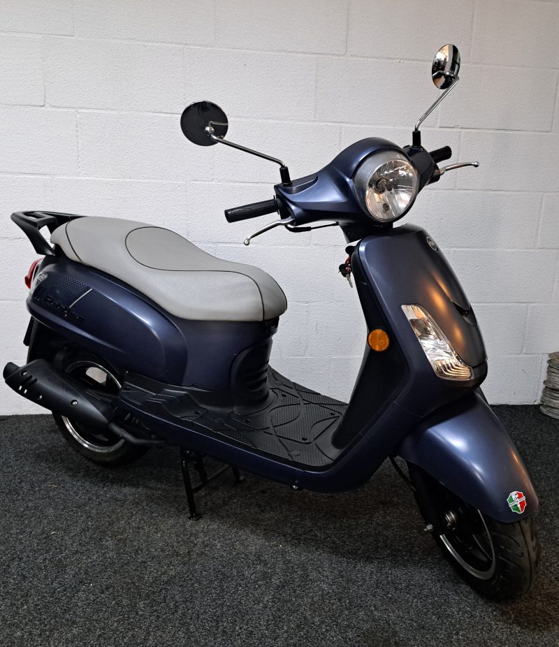 Sym Fiddle II mat blauwe snorscooter - Afbeelding 8