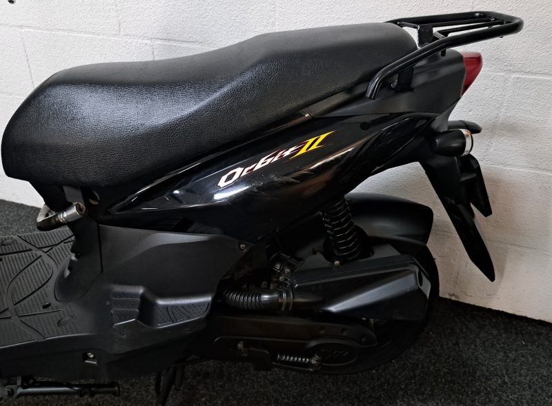 Sym Orbit II zwarte bromscooter - Afbeelding 4