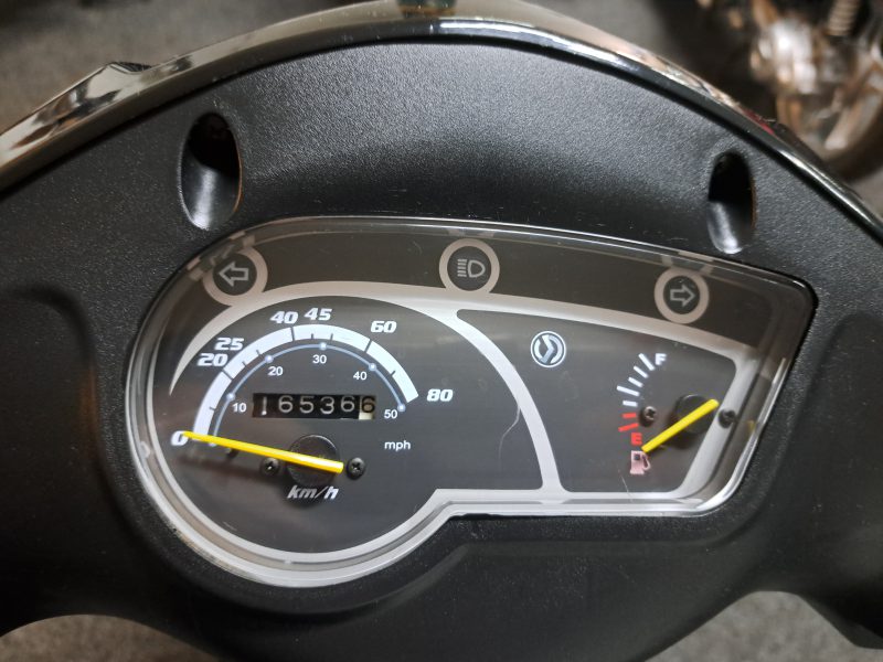 Sym Orbit II zwarte bromscooter - Afbeelding 6