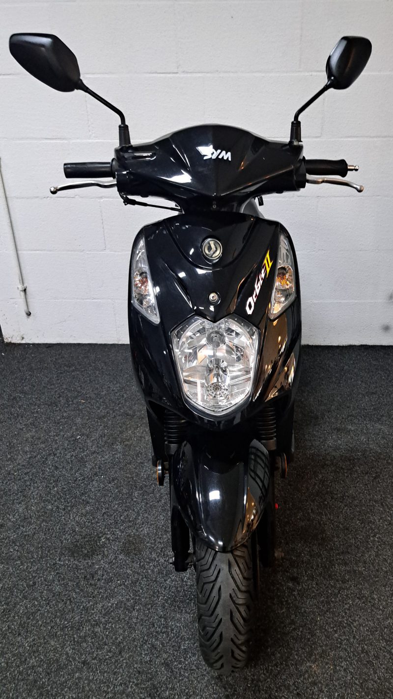 Sym Orbit II zwarte bromscooter - Afbeelding 7