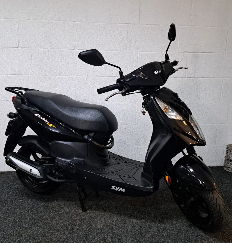 Sym Orbit II zwarte bromscooter - Afbeelding 8
