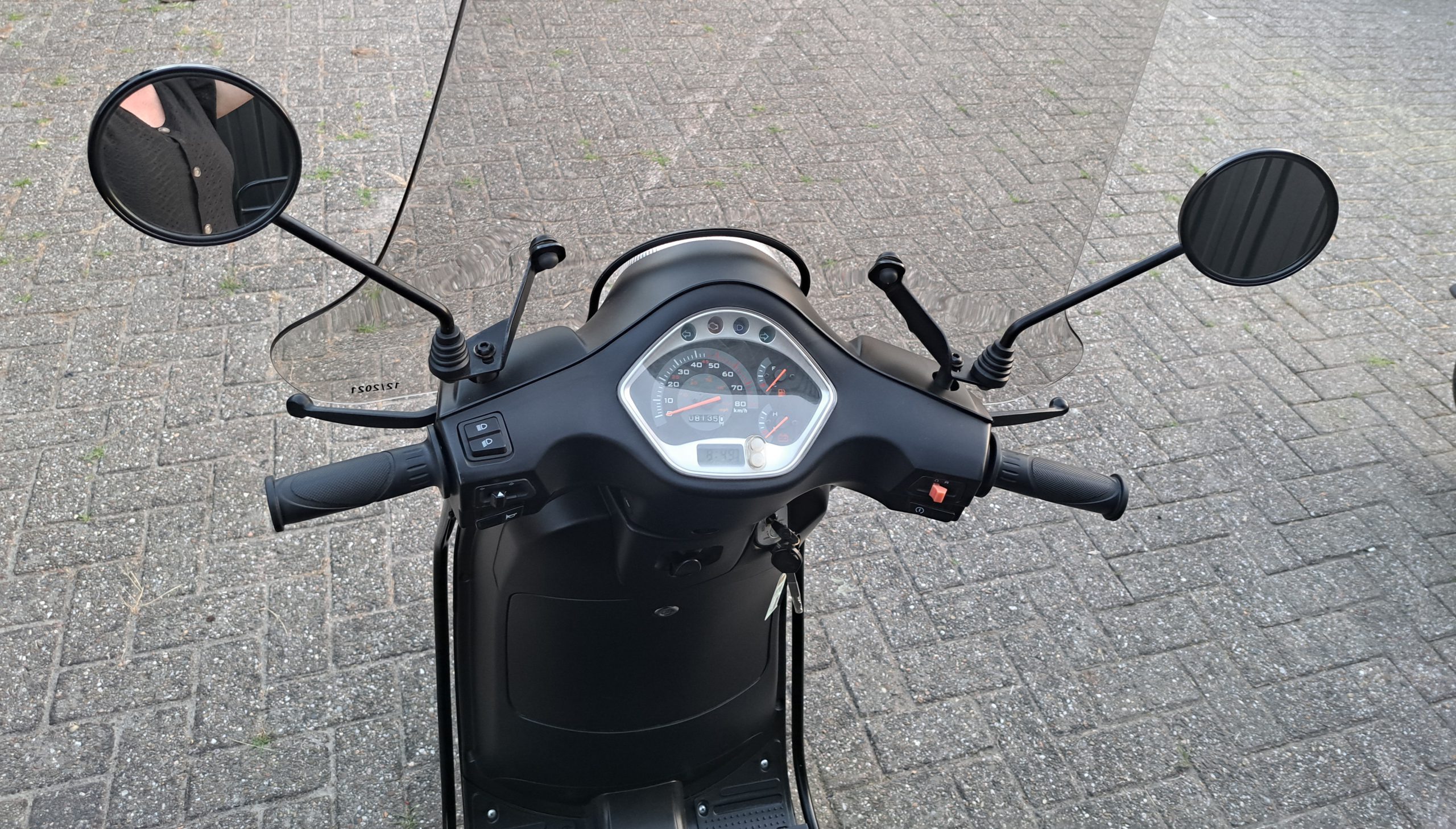 GTS Toscana Pure mat zwarte bromscooter - Afbeelding 9